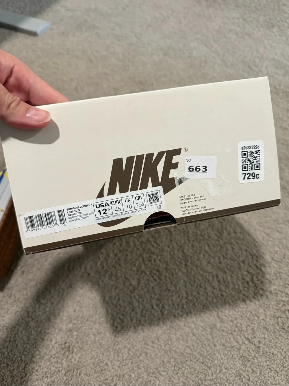Used Travis Scott x Wmns Air Jordan 1